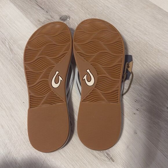 NWT- OLUKAI- Women's Aka Sandals- IRIDESCENT/VAPOR- Size 7 - Picture 9 of 10